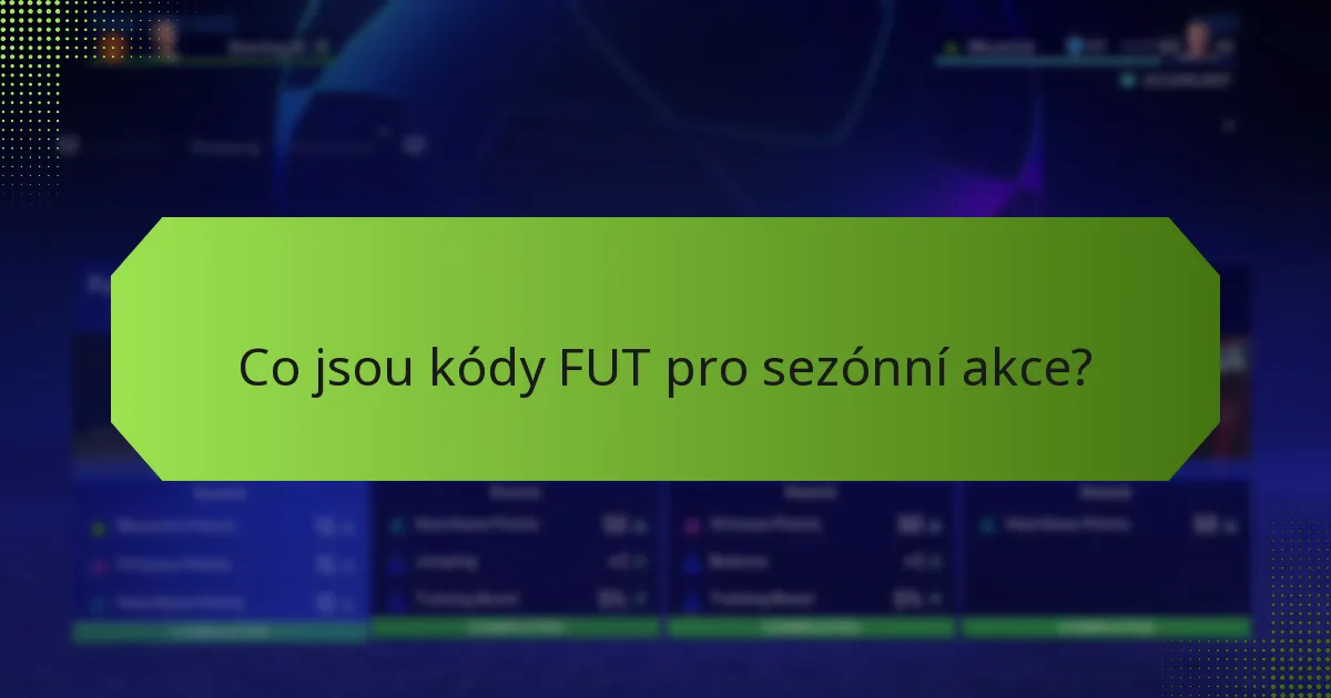 Jaké odměny mohou hráči očekávat od kódů FUT?